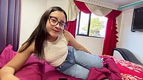 heart pounding surprise blowjob during movie turns into wild passionate fuck