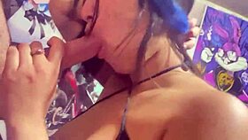 Colombian College Hottie Sucks Huge Cock and Gets Throat Fucked Hard