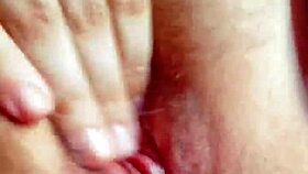 hey watch this latina in purple lingerie finger her wet pussy close-up nonstop