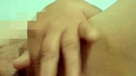 Colombian mature housewife stuffs cucumber deep in bedroom