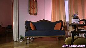 amateur british teen rubs her wet pussy in stockings