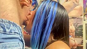 Colombian College Hottie Sucks Huge Cock and Gets Throat Fucked Hard