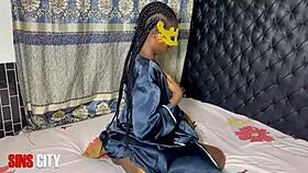 petite ebony, ready for big black cock bending you over deep?