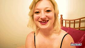 Naughty Blonde Faith's XXXmas Cock Ride Teases Massive Facial Cumshot