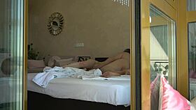Does older man crave pounding young tattooed blonde's tight holes?