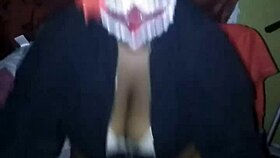 sucking that huge black cock while twerking her fat ass