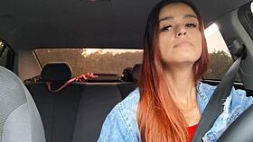 caught you jerking wanna raw fuck in the car? 😈