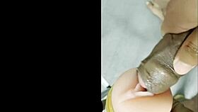 He grips the fleshlight tight, pounding it relentlessly in extreme jerking frenzy.