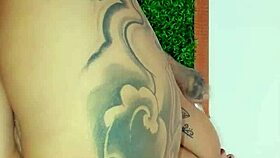 sexdoll520 wildly masturbates pussy while slamming anal plug deep inside