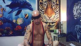 behind the scenes she gets pounded hard while sucking cock eagerly