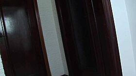 Latina ladyboy Celeste gets tits worked by lover