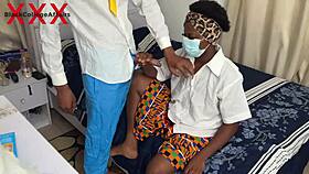 equatorial guinea student goes crazy riding huge ebony cock all season