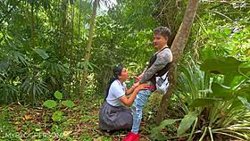 mexican student sneaks outdoor fuck in uniform after class 😈 public amateur teen sex