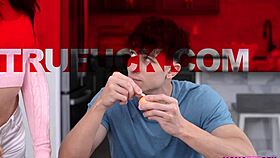 parker pounds emma's tight pussy in bunny costume as whitney joins the hardcore threesome frenzy!