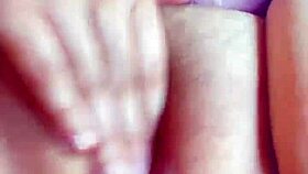 hey watch this latina in purple lingerie finger her wet pussy close-up nonstop