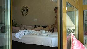 Does older man crave pounding young tattooed blonde's tight holes?