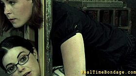 clamped hooters get rough toy pounding for total slut submission