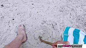 woah stacked babe, beach fuck got your pussy dripping on my cock?