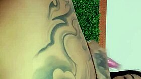 sexdoll520 wildly masturbates pussy while slamming anal plug deep inside