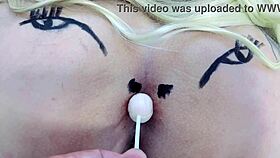 is that huge ass sucking buttplug through see-through?