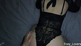 Beautiful milf shows off perfect body, ready for rough doggystyle pounding