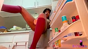 jenna foxx rams dildo deep in trimmed pussy