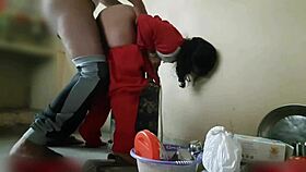 Intense indian amateur kitchen fuck hardcore quickie