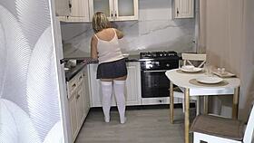 MILF begs for DEEP ass pounding after tiring day