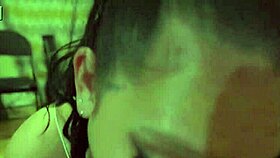 Curvy amateur deepthroats stepdaddy's monster cock gagging sloppy in homemade POV