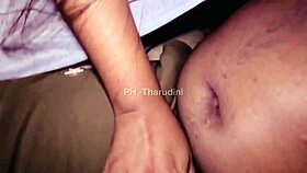 Watch this sri lankan beauty ride her lover hard while partner's away at work!