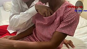 caught senior prefect pounding junior student's tight pussy with bbc