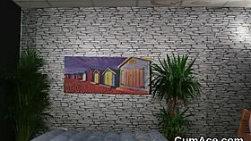 Horny fuck doll takes bukkake facial and swallows jizz! 💦😈