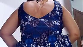 mirelladelicia performs hot custom bbw striptease undressing