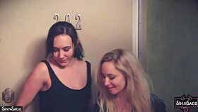 hey sluts, sinn sage dominates aiden starr's pussy with strapon lezdom fury?