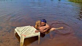 Wild Adventurous Couple Caught in Intense Outdoor Bareback Frenzy!