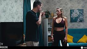 Huge tits milf Shalina Devine frozen freeuse fucked hard 😈🍆 creampie bound