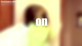 mistress april dominates in latex forcing turd toilet slavery