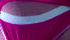 panties shoved aside for upskirt bbw ass fucking leading to multiple cumshots on fat cheeks