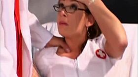 hey check out these horny nurses in tight uniforms teasing patients during steamy hospital exams