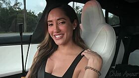 Chloe Amour Rides Monster Cock Bent Over in Lingerie During Wild Car Sex Adventure