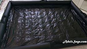 Handyman Gets Oily Nuru Fuck from Jewel Diamant