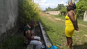 street guy lures fat orange seller inside for rough pussy pounding cum