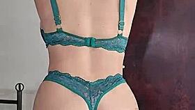 Hot Milf Performs Slow Striptease Dance Teasing Massive Boobs