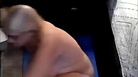 hot mature strips for naked yoga then fingers herself