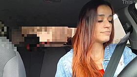 caught you jerking wanna raw fuck in the car? 😈