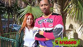 Natalyy Hot Deepthroats Black Dude in Rough Interracial