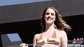 mackenzie mace's tongue drives milf cadence lux wild with lesbian muff diving bliss