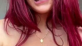 Redhead British Gymnast Deepthroats Monster Cock Rides to Shaking Orgasms POV