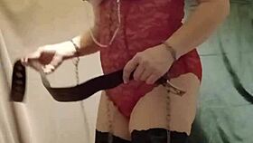 i'm your humiliated maid slave... chained in body, licking toilet like a whore