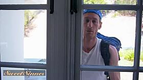 Blonde Milf Wildly Rides Huge Cock Hard